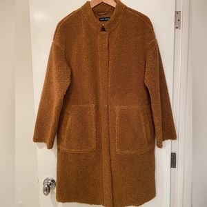 Faux fur teddy coat